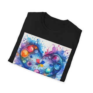 Water Color Heart Unisex T-Shirt