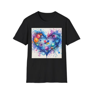 Unisex Fashion T-Shirt | Unisex Heart T-Shirt | Made You Smile