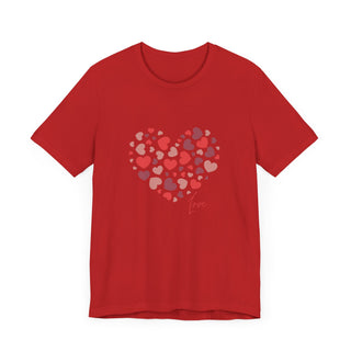 Heart Short Sleeve Tee for Valentines