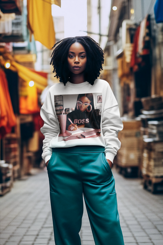 Women's Crewneck Sweatshirt | Graphic Sweatshirt | Made You Smile